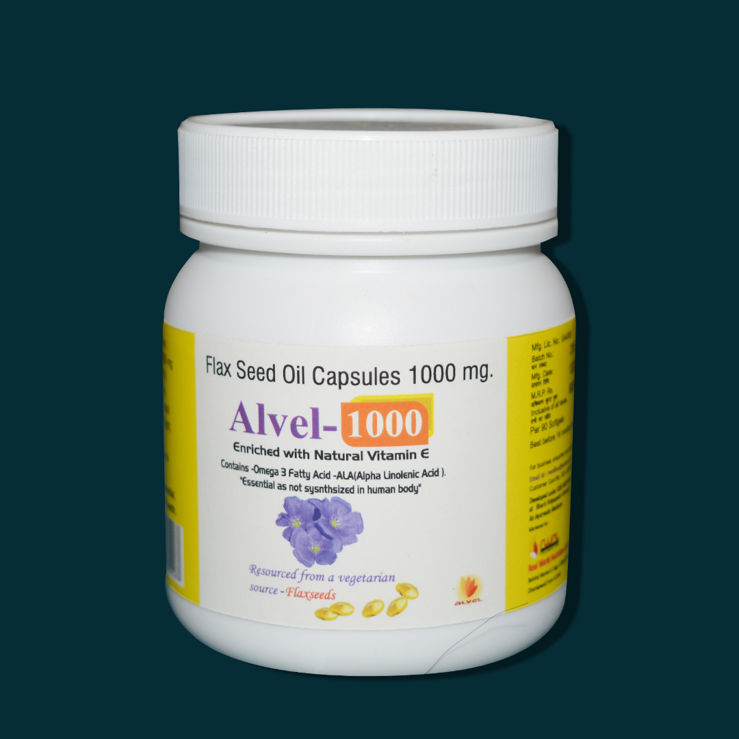 Flax Seed Oil Capsules 1000 mg